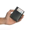 Custom Branded Real Leather Soft RFID Slim Wallet, Credit Card Holder Case