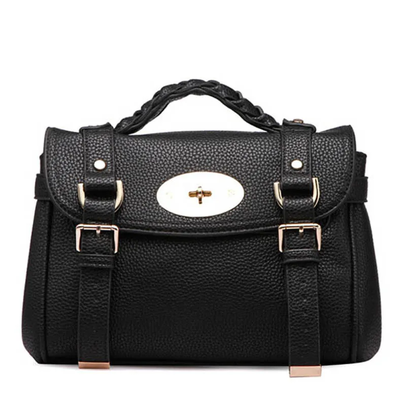 2015 New big size 4 colors Leather Handbags Fashion Ladies Messenger Bags Hollow out Women Bag