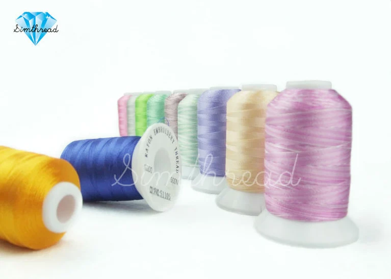 100% Rayon Embroidry Thread Reflective Embroidery Thread
