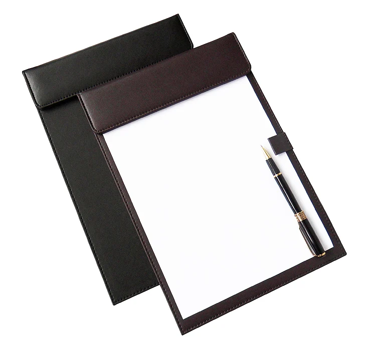 China Supplier A4 Leather Desktop Writing Pad Signature Pad For