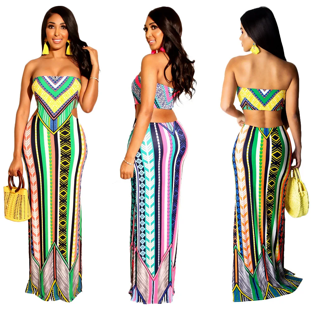 2019 Digital Floral Printed Holiday Maxi Dress Strapless Sexy Evening Dress, Multicolor
2019 Digital Floral Printed Holiday Maxi Dress Strapless Sexy Evening Dress, Multicolor