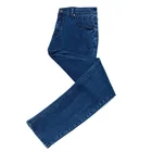 In-stock top fashion mens jeans low MOQ mid waist blue men denim trouser jeans