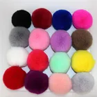 Rex Rabbit Fur Fur Pom Poms Genuine Rex Rabbit Fur Pom Poms Fur Pompons Fur Ball