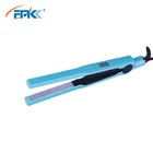 Dual voltage Titanium Private Label Flat Irons Hair Straightener Digital LCD Professional Cordless curling iron