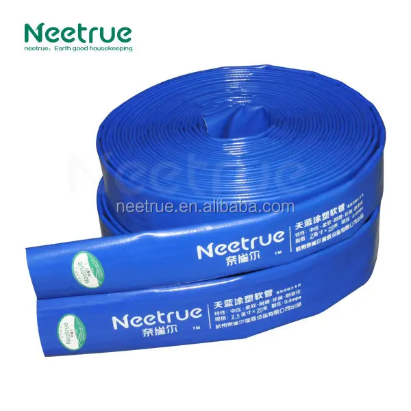 10 Inch Smooth Blue Flexible Pvc Lay Flat Drain Pipe Buy 10 Inch Pvc