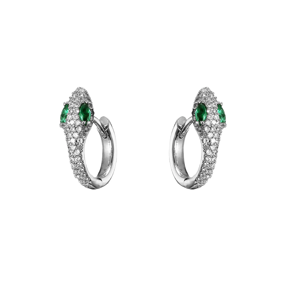 Fashion Snake-shaped Shiny AAA Zircon Earrings High Quality Unique Earring Jewelry For Women
Fashion Snake-shaped Shiny AAA Zircon Earrings High Quality Unique Earring Jewelry For Women