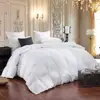 China factory supply customized OEM 100% organic cotton 2-4cm white goose / duck feather quilt / duvet / comforter insert