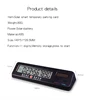 LED Solar Parking Card Electric Temporary Parking Card Hidden Phone Number notification