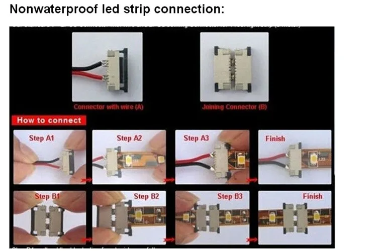 SMD 2835 LED Strip Light Stallation