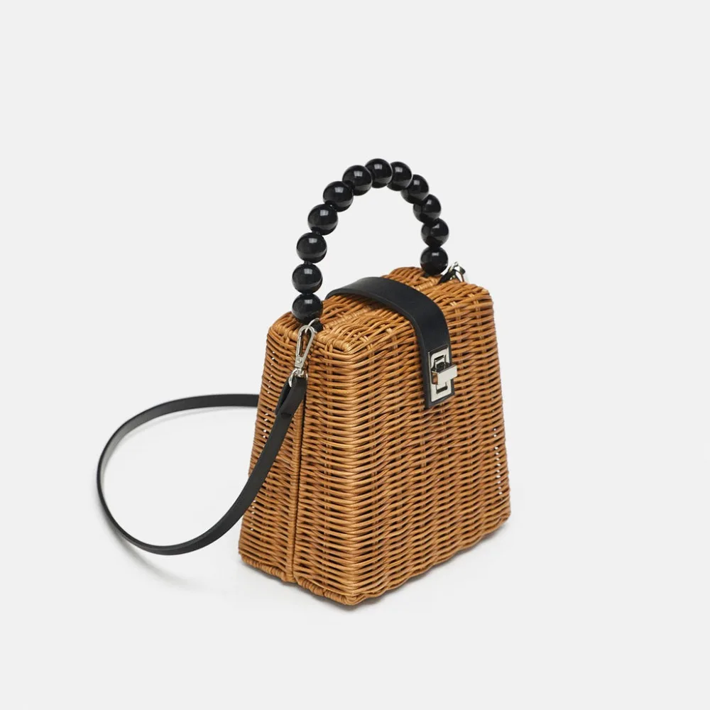 2021 Brand Designer bead hand-woven straw bag women small Tote Bags for Summer Beaded Handle Bag for Girl
2021 Brand Designer bead hand-woven straw bag women small Tote Bags for Summer Beaded Handle Bag for Girl