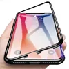 Magnetic case for iphone XS case covers glass mobile phone case for iphone XS MAX