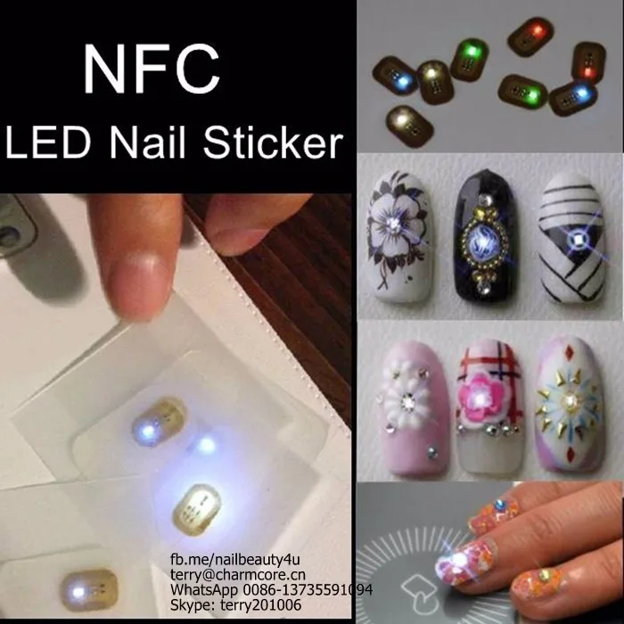 New Arrive Japan Oct NFC LED Lighting Nail Sticker,Chip Automatic Flash Fixed Scintillation DIY Nail Art Decoration Nail Tool
New Arrive Japan Oct NFC LED Lighting Nail Sticker,Chip Automatic Flash Fixed Scintillation DIY Nail Art Decoration Nail Tool