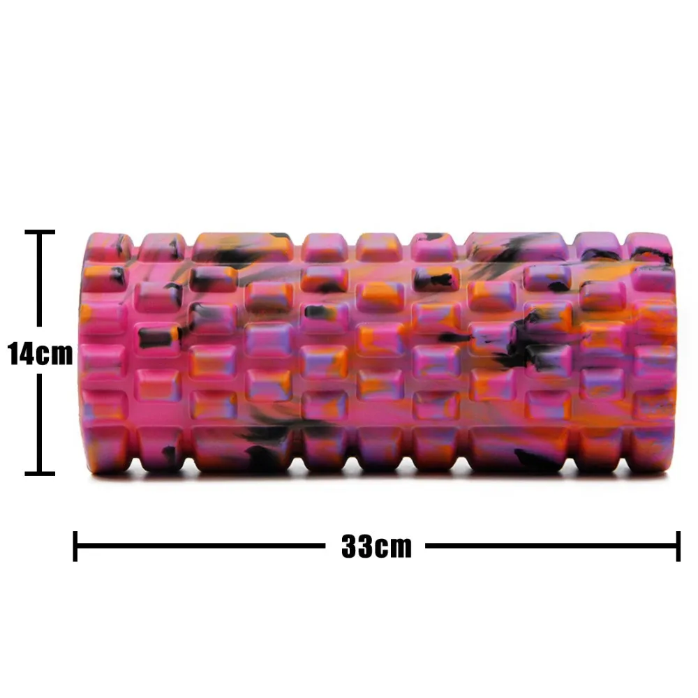 Yoga Foam Roller EVA Gym Pilates Fitness Eercise Foam Rollers Massage Training Roller 4 Colors