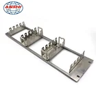 19 Inch 3U Recessed Back Mount Frame stainless steel 201 100 Pairs 150 Pairs Krone Module Metal Frame