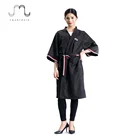 Luxury Silk Girls Satin Premium Spa Kimono Womens Robe Bathrobe Dressing Gown For Spa