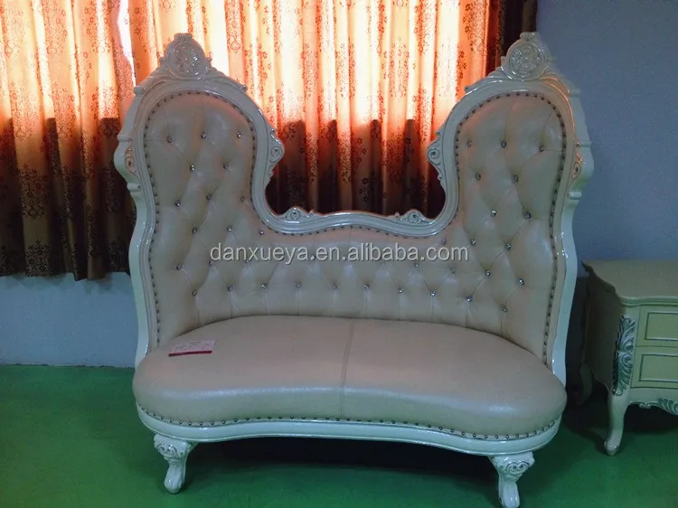danxueya luxury chaise lounge/chaise lounge chair/white wedding chaise upholstered design F10#