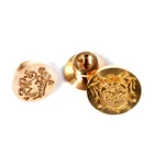Private custom wax seal sticker/wooden handle wax seal brass stamps for envelope wedding invitation letter