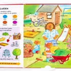 Kids educational pull and push children english board book printing