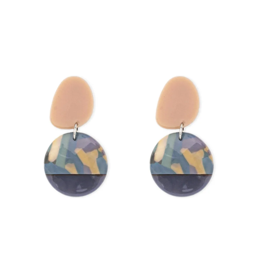 Colorful Geometric Round Earrings Jewelry Women Korean Resin Acrylic Drop Earrings (KER351), Same as the picture
Colorful Geometric Round Earrings Jewelry Women Korean Resin Acrylic Drop Earrings (KER351), Same as the picture