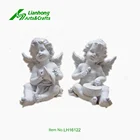 Low price nice retro yard decorations resin angel figurine