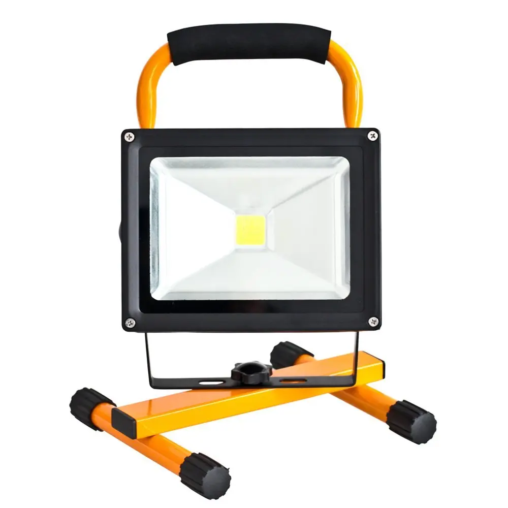 Rechargeable Battery Powered Led Work Light With Magnetic Base W H