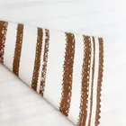 Cotton spandex cloth stripe pattern Printed twill stretch fabric for clothing