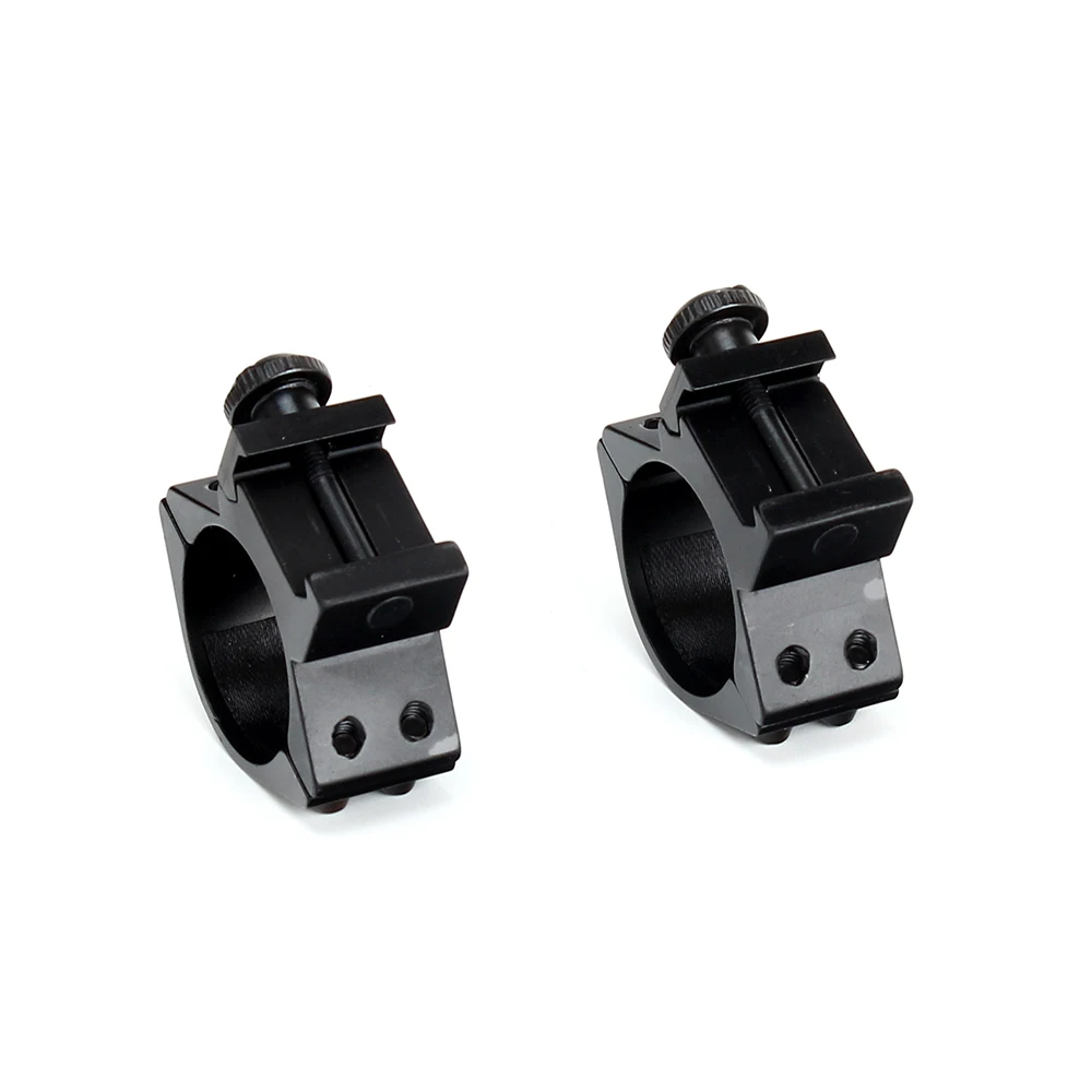 ohhunt Tactical Riflescope Mount Rings 2PCs 30mm Diameter Picatinny Weaver Rail Base Ring for Hunting Rifle Riflescope Accessory (4)