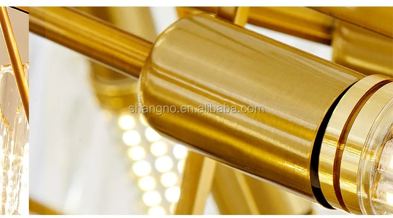 zhongshan high quality indoor spiral golden crystal stairs