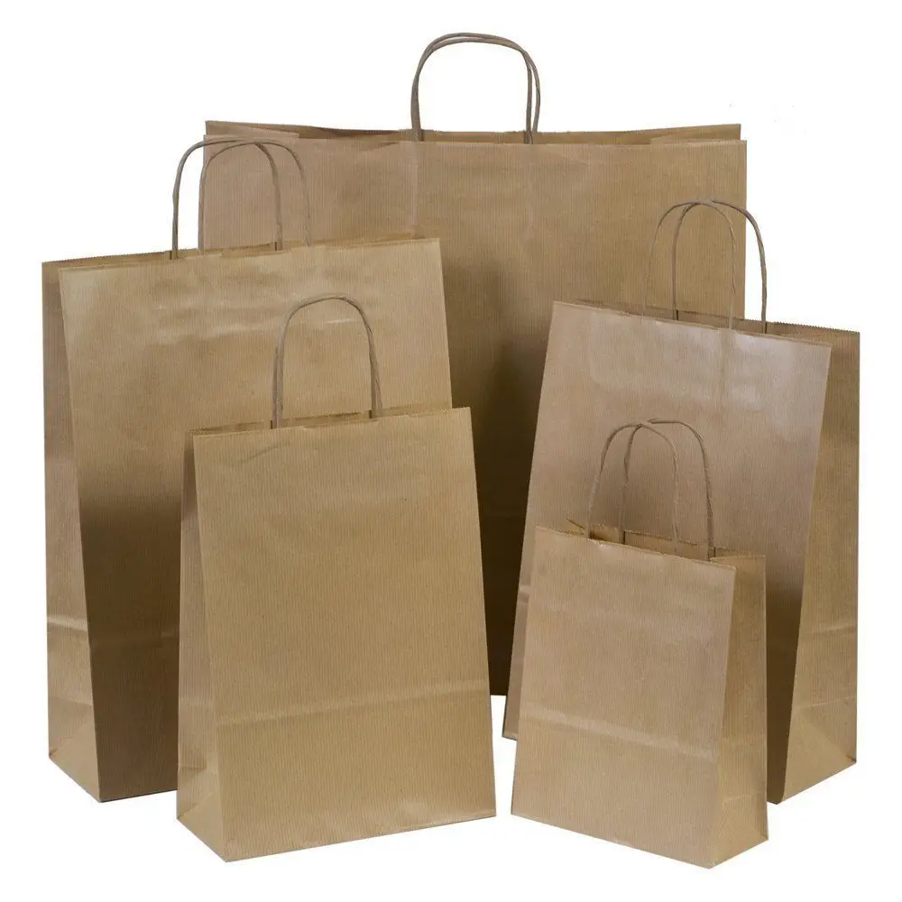 Custom Brown Paper Bag High Quality Fashion Design - Buy Brown Paper Bag,Paper Bag,Custom Brown ...
