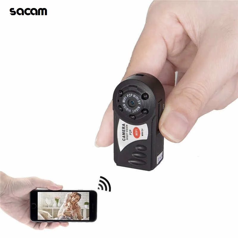 Cheapest New Mini Wifi Two Way Audio Security IP Camera Night Vision Wireless Camera Q7 for Smart Home Micro Nanny Cam
