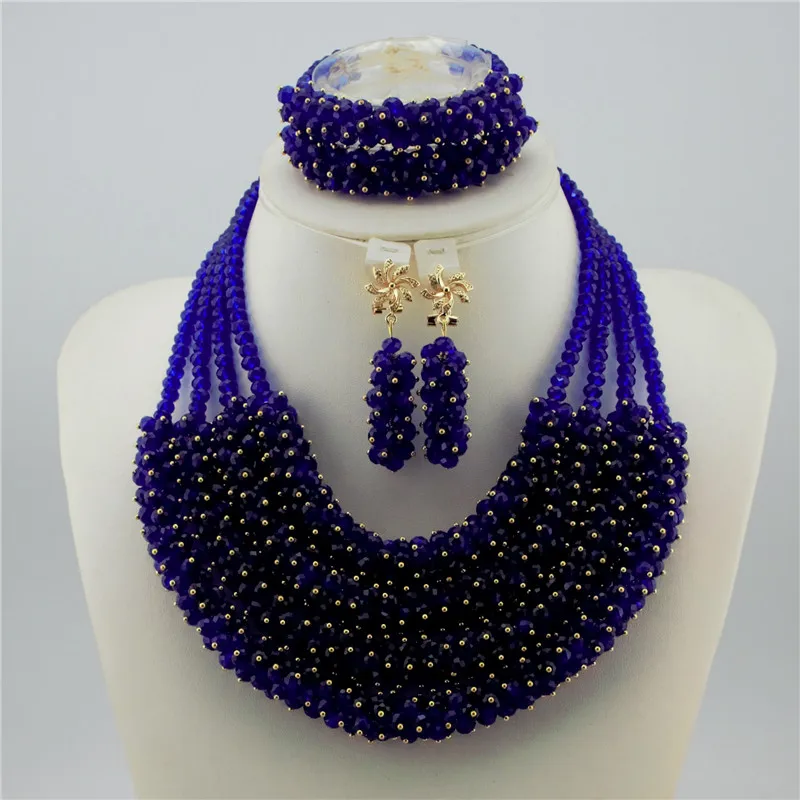 Latest style Crystal Necklace Sets Multi-layer Bridal Wedding Accessories Nigerian Wedding African Beads Jewelry Sets Women, Picture
Latest style Crystal Necklace Sets Multi-layer Bridal Wedding Accessories Nigerian Wedding African Beads Jewelry Sets Women, Picture