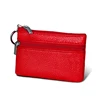 Fashion Europe women mini wallet real leather RFID coin purse with card holder and key ring