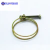 Alibaba Metal Adjustable Tube Pipe Double Wire Hose Clamp