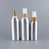 Customized 30ml 50ml 60ml 100ml spray cosmetic aluminium perfume bottle with pump