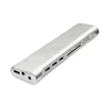 Blueendless HUB Powered Adapter Aluminum 3 Ports USB 3.0 Hub Multi Cards Reader USB HUB