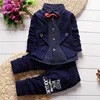 BibiCola Spring autumn children clothing set new fashion baby boys shirt clothes sport suit kids boys outfits suit