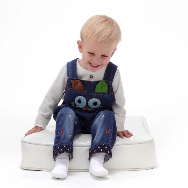 baby boy girl jeans jumpsuit high quality denim overalls infant