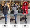 2017 high quality new Women's Down Coat With Fur Hood Down Parka Puffer Jacket