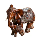 Creative Wedding Gifts Crafts animal mother and baby elephant resin