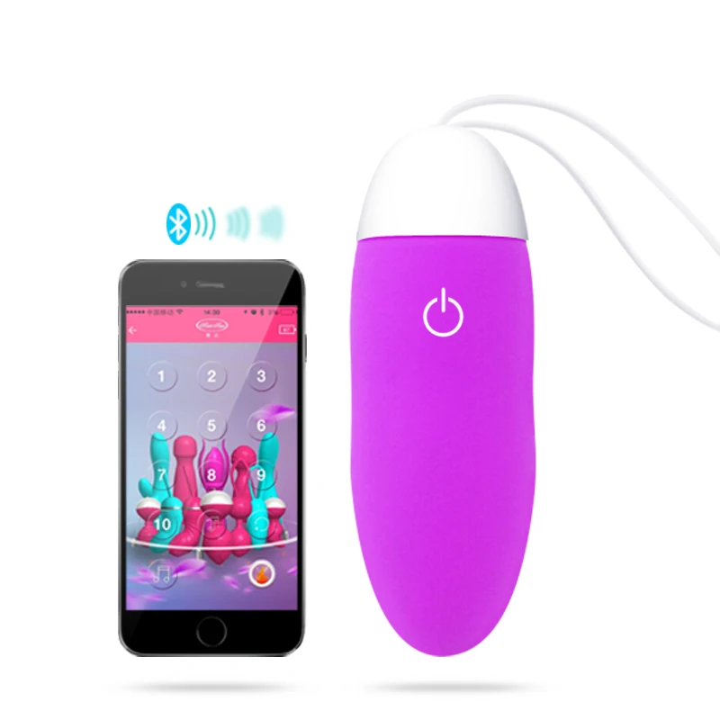 Новое приложение Смарт Секс игрушки Силиконовые вибрационный Яйцо мобильного телефона дистанционное управление Музыка секс