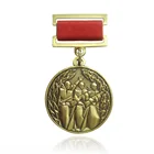 Custom metal medals soft enamel zinc alloy colorful medals army honor award medal