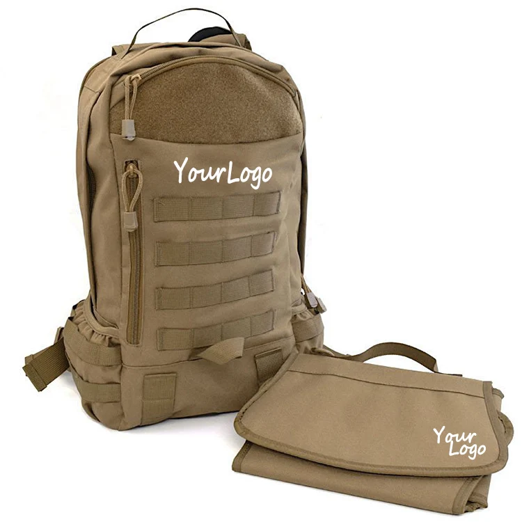 Wholesale Camo Diaper Backpacks Tactical Diaper Bag With Baby Changing Pad