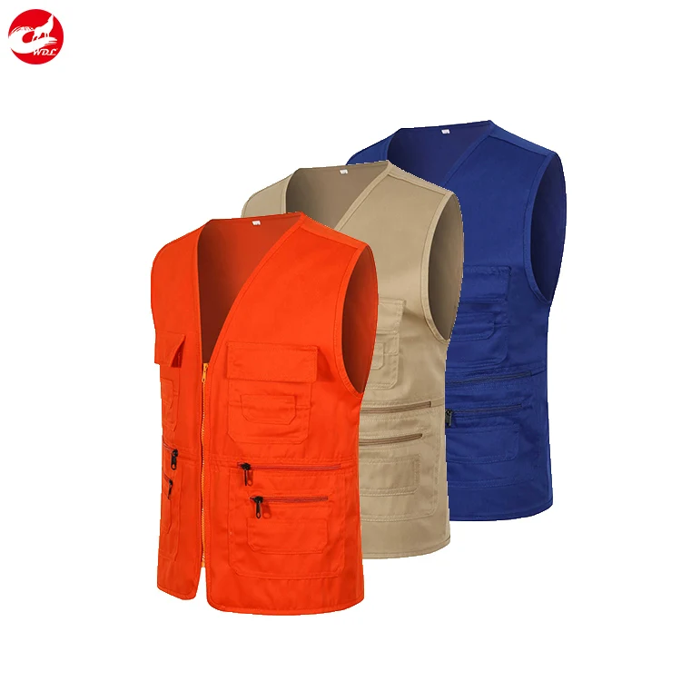 Best selling polyester/cotton safety vest multi pocket bullet proof vest, Customized color
Best selling polyester/cotton safety vest multi pocket bullet proof vest, Customized color