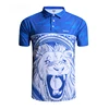 Custom Sublimation Design Your Own 100% Polyester Printed Men Polo T Shirt