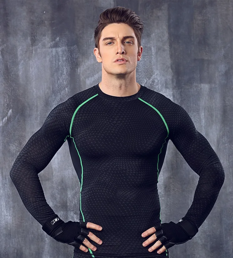 2017-New-Men-s-Quick-Dry-Compression-Shirt-Long-Sleeve-Running-T-Shirt-Men-Sport-Jogging