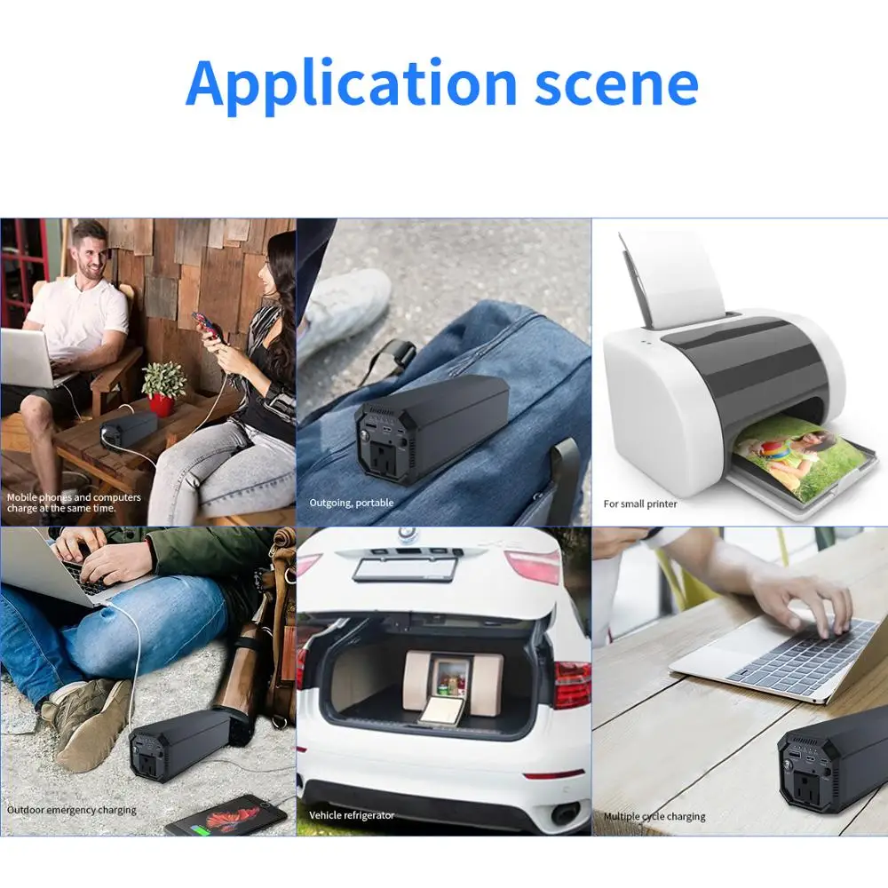 Portable mini UPS power supply AC 110V 220V output power bank for laptop - ANKUX.COM