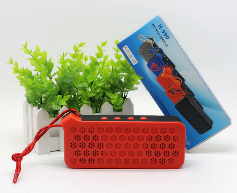 H-990 best selling Stylish Mini outdoor Wireless speaker bt 4.2 hands free speaker subwoofer - ANKUX.COM
