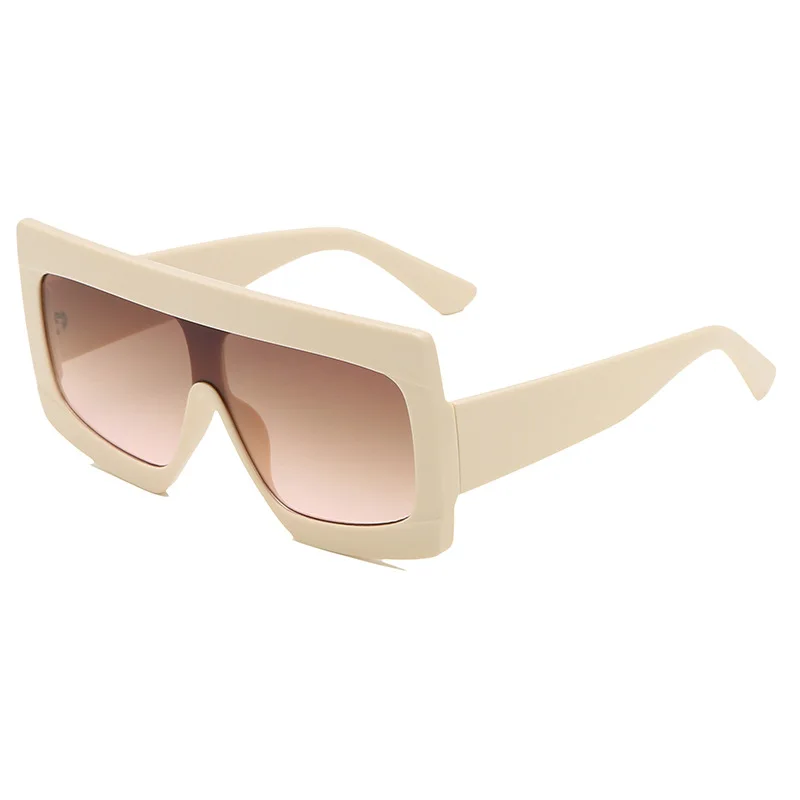 Vintage Women Men Flat Top Sunglasses Oversize Square Shades One Piece Gradient Lens Sun Glasses (SK336), As picture
Vintage Women Men Flat Top Sunglasses Oversize Square Shades One Piece Gradient Lens Sun Glasses (SK336), As picture