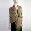 wholesale muslim wool winter acrylic women fashion scarf poncho shawl