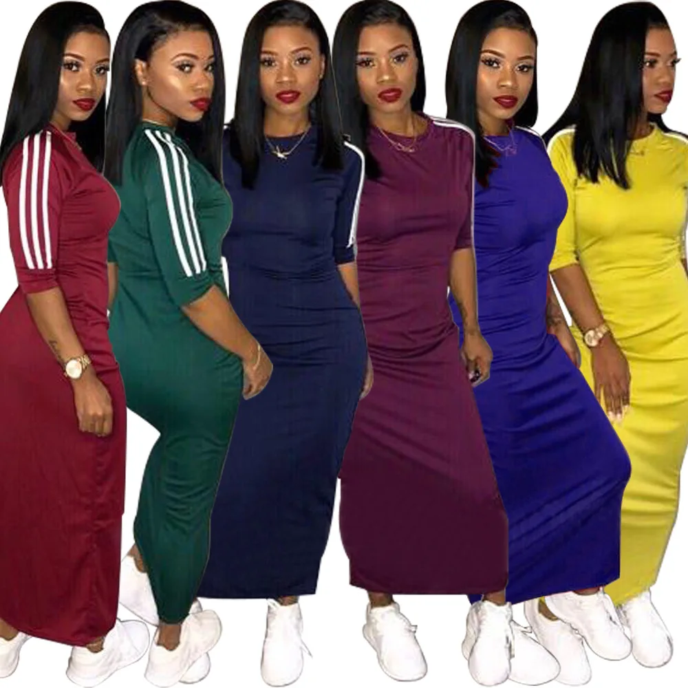 FM-A8221 Elastic dress medium sleeve women apparels pure color plus size intimate apparel dresses, 6 colors as picture
FM-A8221 Elastic dress medium sleeve women apparels pure color plus size intimate apparel dresses, 6 colors as picture